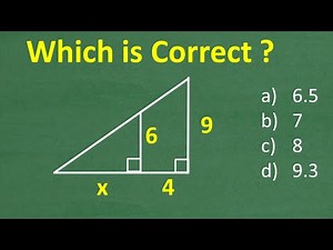 A small triangle is inside of a large triangle – what’s the missing side of the small triangle?
