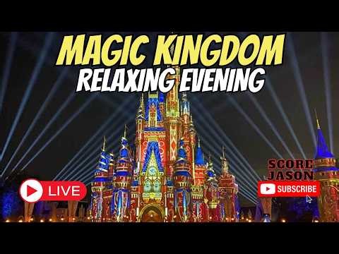 🔴LIVE from Magic Kingdom Main Street | Full Parade and Fireworks Show