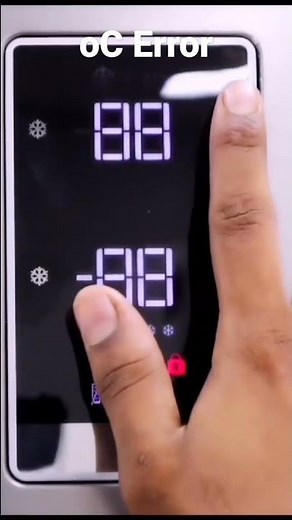 How to Reset oC Error In Beko Refrigerator #fridge #ocerror #warning #hightemperature