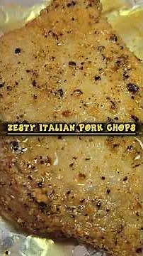 Juicy, Zesty, and Packed with Italian Flavor! Pork Chops 🇮🇹🐖!