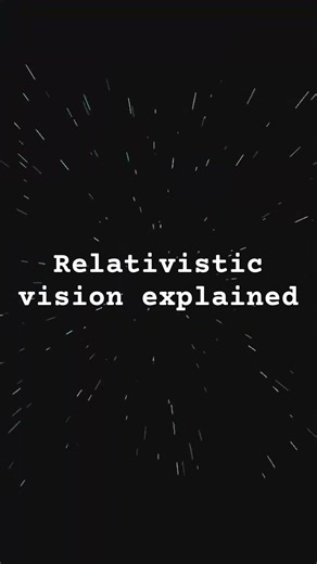 Relativistic vision explained