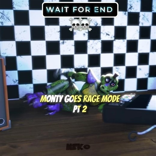 Monty Goes RAGE MODE 😈🐊 | FNAF Monty Fight PT-2
