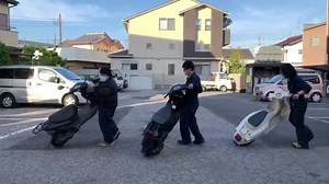 原付を運ぶ方法と団体行動の楽しみ💓