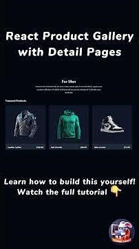 React Tutorial 2025: Responsive Product Cards with Detail Pages | Router & Tailwind CSS #shorts