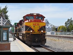 Amazing Union Pacific, CSX and NS action at Downtown Pomona, and Ontario Amtrak Feat CSX SD80MAC