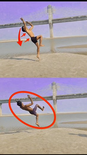 Step by step gainer flip tutorial Pro and noob 🥶 #hardwork #facebookreelsviral #riteshflipper | Ritesh flipper