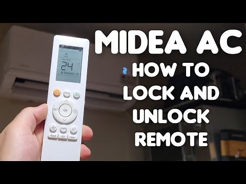 How to Unlock and Lock Midea Air Conditioning Remote Control