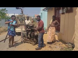 15 KVA diesel generator shifting for manpower