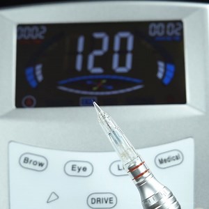 Biomaser T100 permanent makeup machine operation demo.  Included in the kit: - A Biomaser dermographer. - Intelligent Power Control System (T100). - Power adapter and power cord. - Aluminum pedal. - 10 needle cartridges, a synthetic skin sheet for practice - Aluminum case. Please feel free to send us message for your inquiries or call Ms. Athena at 09777548111/09084083262.  ##Skincare #aesthetics #vanitycenter #facialtreatment #glowingskin #tattoomachine | Vanity Center | Facebook