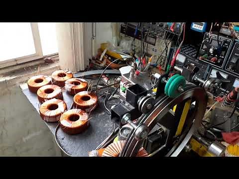 Bobinado de transformador toroidal