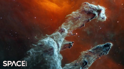Webb Space Telescope's eerie Pillars of Creation image has all the Halloween vibes