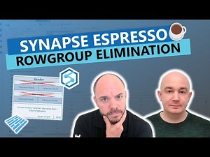 Synapse Espresso: How to Use Row Group and Column Elimination in Serverless SQL Pool?