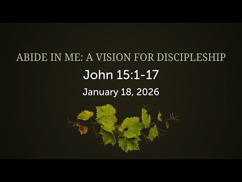 Abide in Me: A Vision of Discipleship