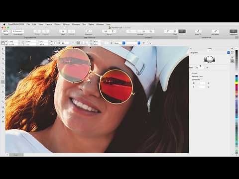 AI-powered Bitmap Effects in Interactive Lenses | CorelDRAW for Mac