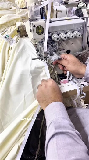 Elastic Attachment Techniques at Safety Overlock Machine