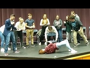 Hypnotized to Think the Chair is Super Heavy | College Stage Hypnosis Show