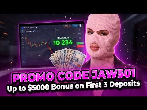 FREE bonus pocket option . Promo code pocket option for registration. Promo - Jaw501 - pocket option
