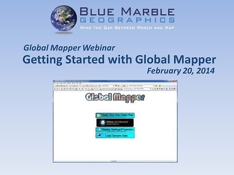 Getting Started with Global Mapper