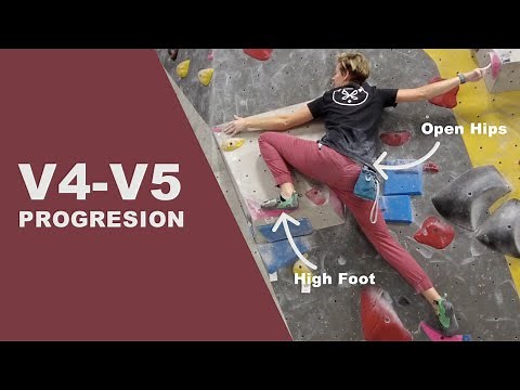 How To Train For Climbing V4-V5: 5 Drills to develop technique and strength
