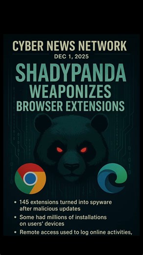 Malicious Browser Extensions #chrome #edge #webbrowsers #spyware