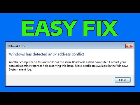 How To Fix Windows Has Detected an IP Address Conflict