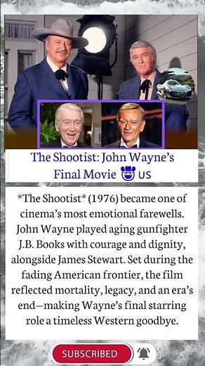 The Shootist: John Wayne’s Final Movie 🤠🇺🇸 #americanstories #usa #americanaudience #history