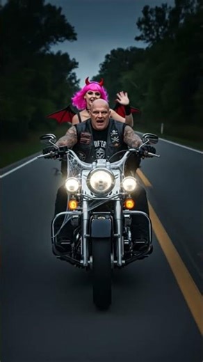 🏍️🎃 Biker Shoutout! 👻 Wishing Everyone (and Their Pets 🐾) a Happy Halloween! #halloweenpets