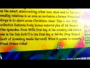 The Fresh Prince of Bel Air Season 1 DVD Unboxing