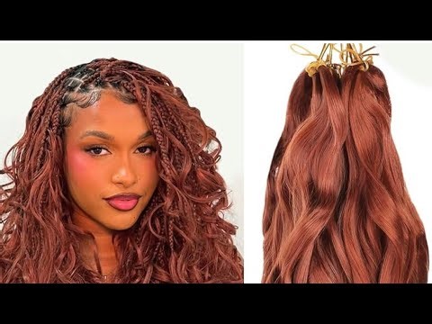 Ade Jollof African Hair Braiding Salon is live! how to do boho French curl hair