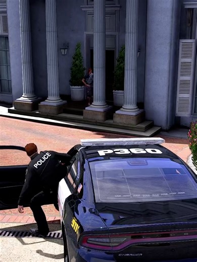 Guy with baseball bat hits cop #lspdfr #cops #gta5 #grandtheftauto #gtarp