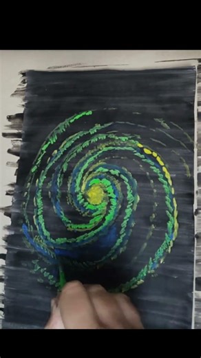 Easy drawing with colours #art #drawing