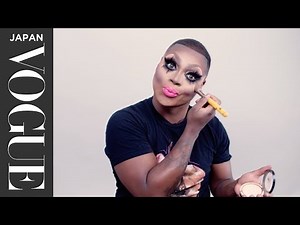 Drag queen Mayham Miller's flashy party makeup tips | VOGUE JAPAN