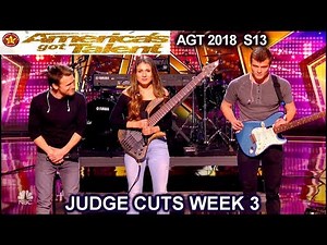 We Three sings original song “Lifeline” Sibling Band America's Got Talent 2018 Judge Cuts 3 AGT