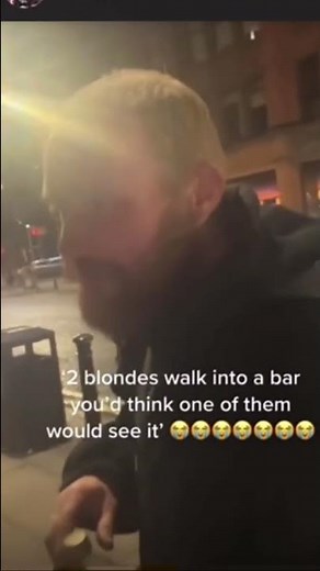 Two blondes walk into a bar AHHAHAHA