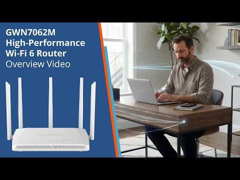 GWN7062M High-Performance Wi-Fi 6 Router