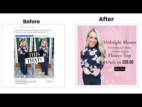 Recreating a Luxury Boutique Ad in Adobe Illustrator | Before & After Ad Design