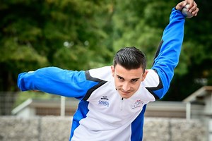 Originaire de Montluçon, Valentin Beulama est le roi du carreau de l'équipe de France espoirs