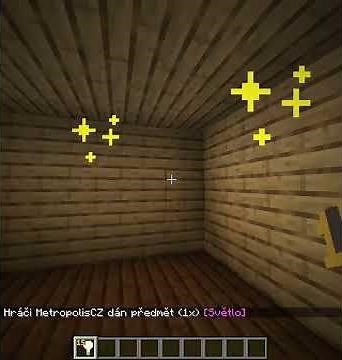 How to light a room without torch in Minecraft (and of course without beacon and glowstone too :) )