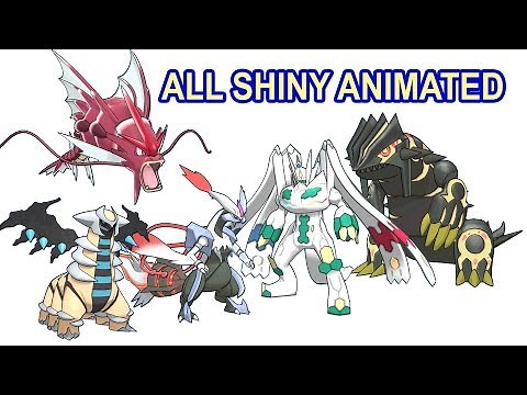 All Shiny Pokemon Animated Sprites in Highest Quality (Full HD 60fps)