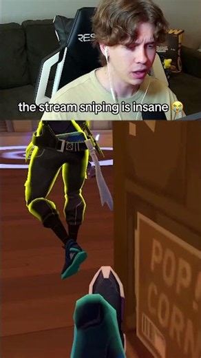 Getting Stream Sniped on Valorant 😂