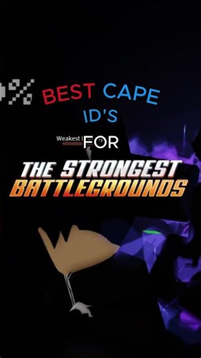 🌍 | TSB Best VIP Cape ID'S Part 5 #roblox #tsb #thestrongestbattlegrounds #foryou #fr #fyp