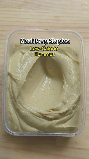 Slim & Savory: My Go-To Low-Calorie Hummus Recipe! Join me in making a light yet flavorful hummus that played a crucial role in my 60-kilo weight loss journey. This recipe isn't just about taste; it's a versatile, low-calorie staple for your meal prep, and a fantastic base for various creative variations. This makes a full litre that will definitely last you the week and for just 700 Calories! Ingredients: 160g Dry Chickpeas (2 cans drained) 450g water 2 Tbsp Tahini 1 Tbsp Confit Garlic Zest and