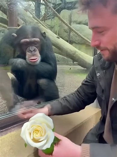Chimp Goes Wild at Magic Show!