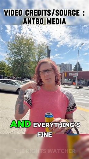 Pink-Haired Man Melts Down Over First Amendment Auditor #karen #firstamendmentaudit