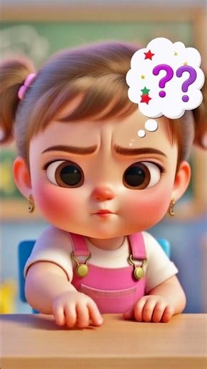 Cutest Math Genius! 🧠 Solving 3x2=? | Learning #3danimation #cartoontails #kidscartoons #cartoon