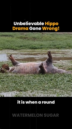 Exploding Hippo Startles Lion Feast Shockwave 🦁💥 | Watermelon Sugar