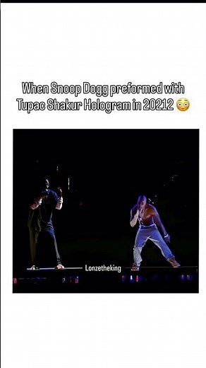 Snoop Dogg performs with Tupac Shakur Hologram in 2012 #tupac #snoopdogg #shorts