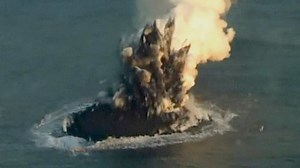 Volcanic eruption forms new Japanese island