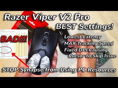 Best Settings for the Razer Viper V2 Pro ( Firmware Update Guide)