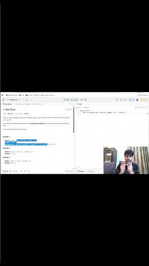 Two Sum - LeetCode Solution Explained | Python 3 Tutorial for Beginners| #leetcode | #phyton